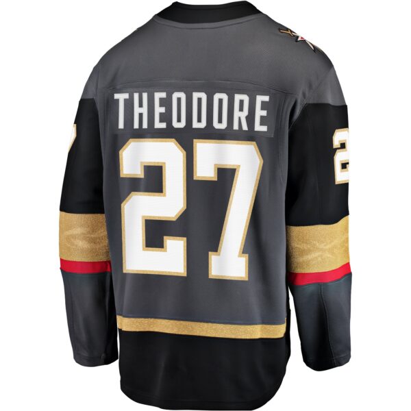 Men’s Vegas Golden Knights Shea Theodore Gray Alternate Breakaway Player Jersey