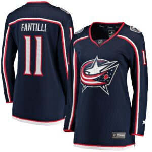 Women's Columbus Blue Jackets Adam Fantilli Fanatics Branded Navy Home Breakaway Player Jersey