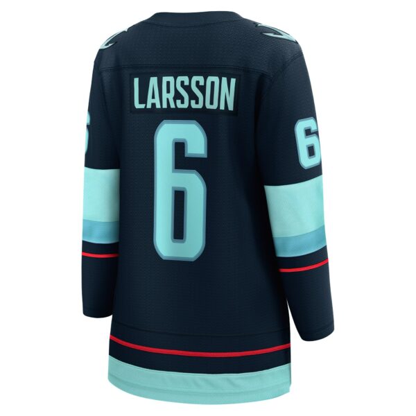 Women’s Seattle Kraken Adam Larsson Fanatics Branded Deep Sea Blue Home Breakaway Player Jersey