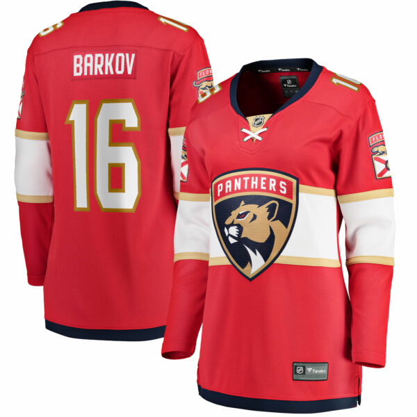 Women’s Florida Panthers Aleksander Barkov Fanatics Branded Red Home Breakaway Player Jersey