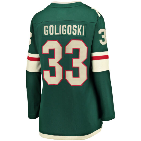 Women’s Minnesota Wild Alex Goligoski Fanatics Branded Green Home Breakaway Player Jersey