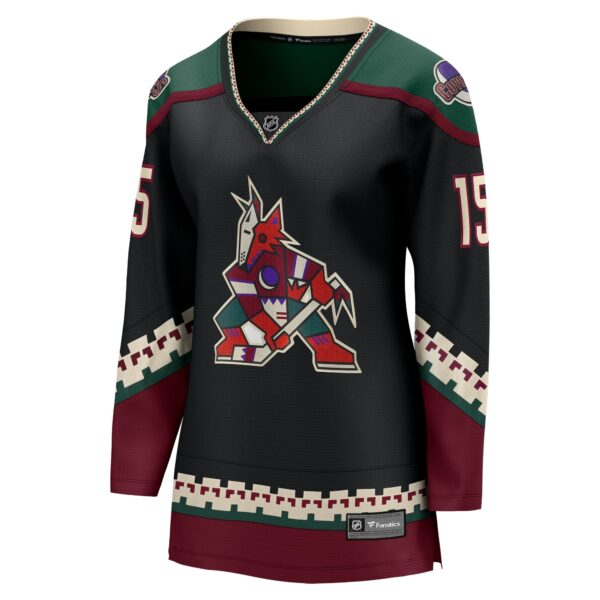 Women’s Arizona Coyotes Alex Kerfoot Fanatics Branded Black Home Breakaway Player Jersey