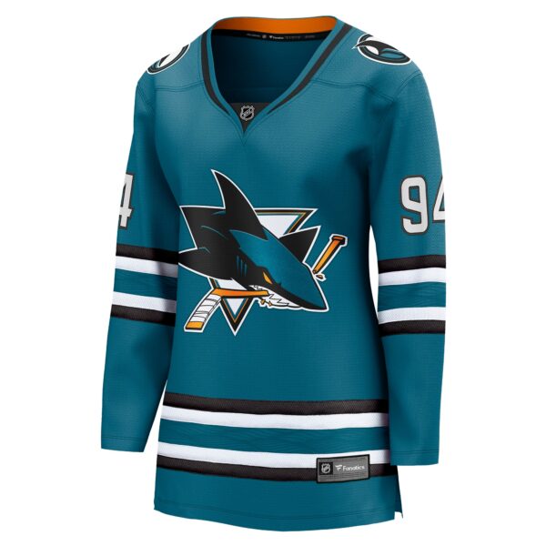 Women’s San Jose Sharks Alexander Barabanov Fanatics Branded Teal Home Breakaway Player Jersey