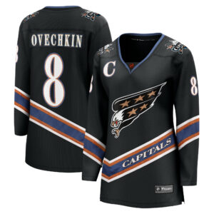 Women's Washington Capitals Alexander Ovechkin Fanatics Branded Black Special Edition 2.0 Breakaway Player Jersey