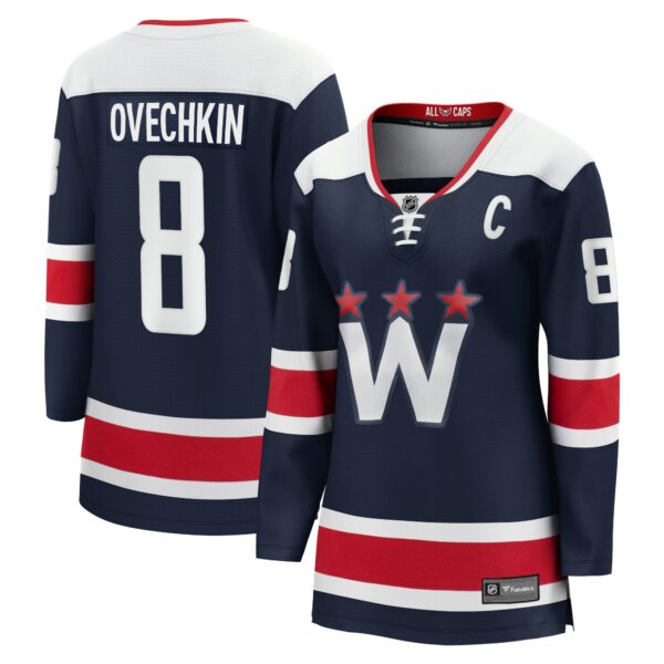 Women’s Washington Capitals Alexander Ovechkin Fanatics Branded Navy Alternate Premier Breakaway Player Jersey