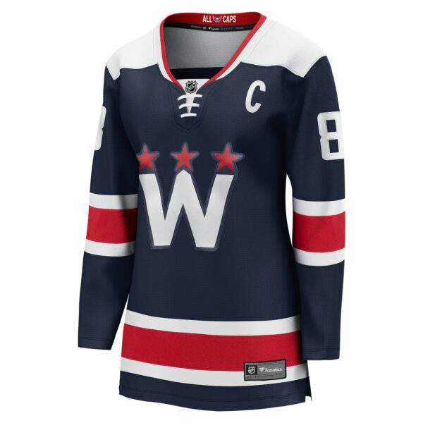 Women’s Washington Capitals Alexander Ovechkin Fanatics Branded Navy Alternate Premier Breakaway Player Jersey