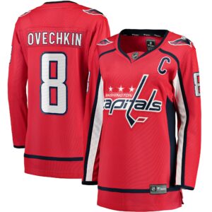 Women's Washington Capitals Alexander Ovechkin Fanatics Branded Red Home Breakaway Player Jersey