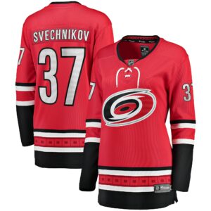 Women's Carolina Hurricanes Andrei Svechnikov Fanatics Branded Red Alternate Breakaway Player Jersey