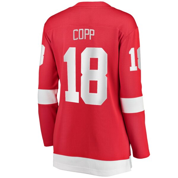 Women’s Detroit Red Wings Andrew Copp Fanatics Branded Red Home Breakaway Player Jersey