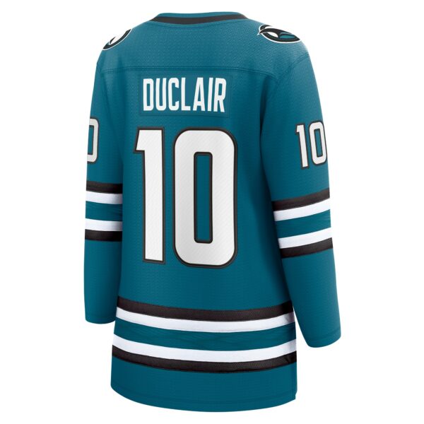 Women’s San Jose Sharks Anthony Duclair Fanatics Branded Teal Home Breakaway Player Jersey