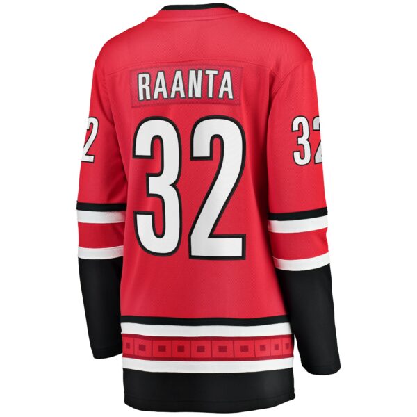 Women’s Carolina Hurricanes Antti Raanta Fanatics Branded Red Alternate Breakaway Player Jersey