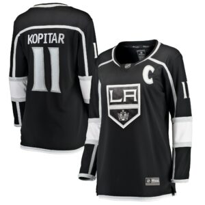 Women's Los Angeles Kings Anze Kopitar Fanatics Branded Black Home Breakaway Player Jersey