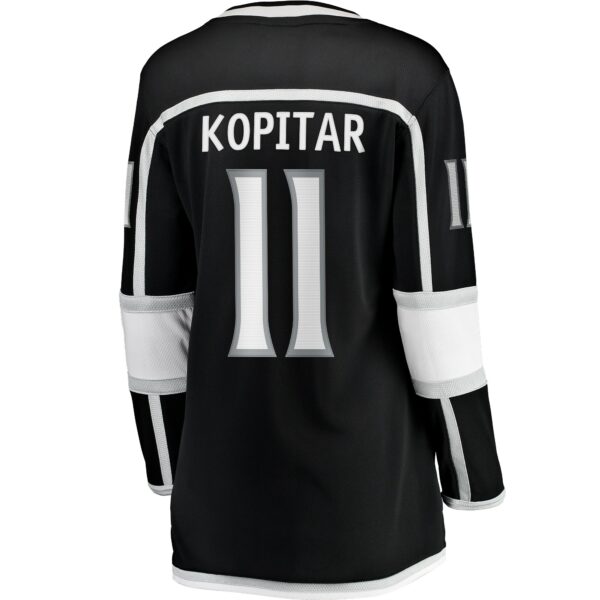 Women’s Los Angeles Kings Anze Kopitar Fanatics Branded Black Home Breakaway Player Jersey