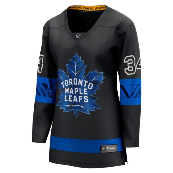 Women’s Toronto Maple Leafs Auston Matthews Fanatics Branded Black Alternate Premier Breakaway Reversible Player Jersey