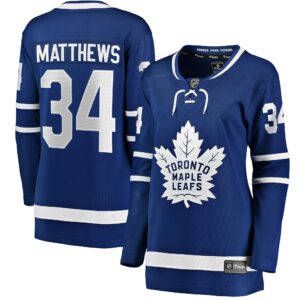 Women's Toronto Maple Leafs Auston Matthews Fanatics Branded Royal Home Breakaway Player Jersey