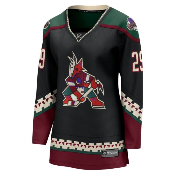 Women’s Arizona Coyotes Barrett Hayton Fanatics Branded Black Home Breakaway Player Jersey