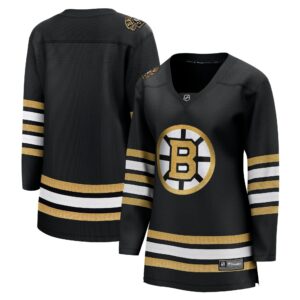 Women's Boston Bruins Fanatics Branded Black 100th Anniversary Premier Breakaway Jersey