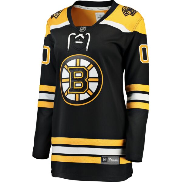 Women’s Boston Bruins Fanatics Branded Black Home Breakaway Custom Jersey