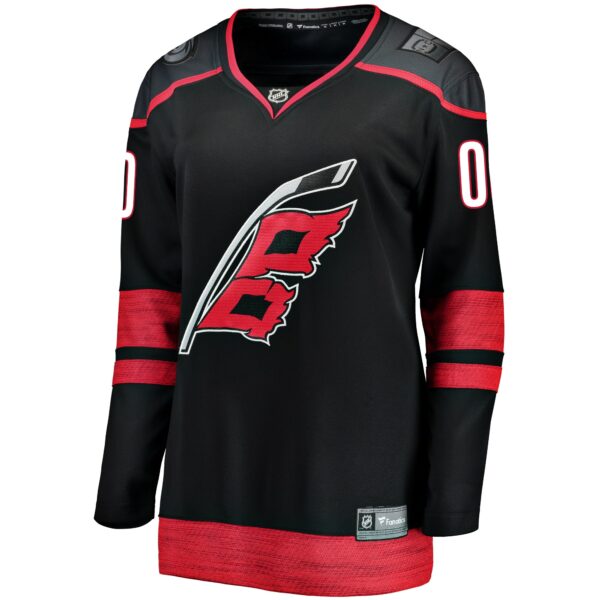 Women’s Carolina Hurricanes Fanatics Branded Black Home Breakaway Custom Jersey