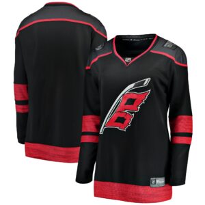 Women's Carolina Hurricanes Fanatics Branded Black Home Breakaway Jersey