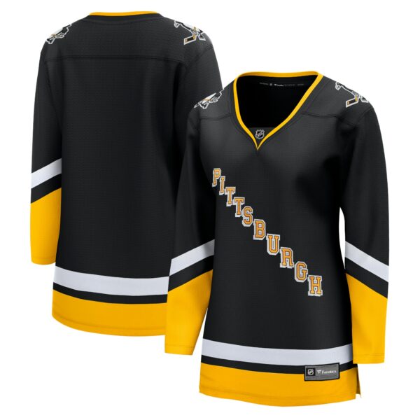 Women’s Pittsburgh Penguins Fanatics Branded Black Alternate Premier Breakaway Jersey