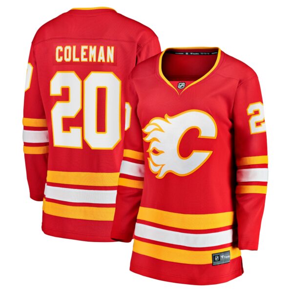 Women’s Calgary Flames Blake Coleman Fanatics Branded Red Home Breakaway Player Jersey