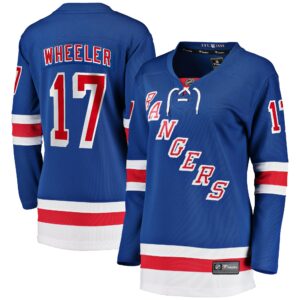 Women's New York Rangers Blake Wheeler Fanatics Branded Blue Home Breakaway Player Jersey