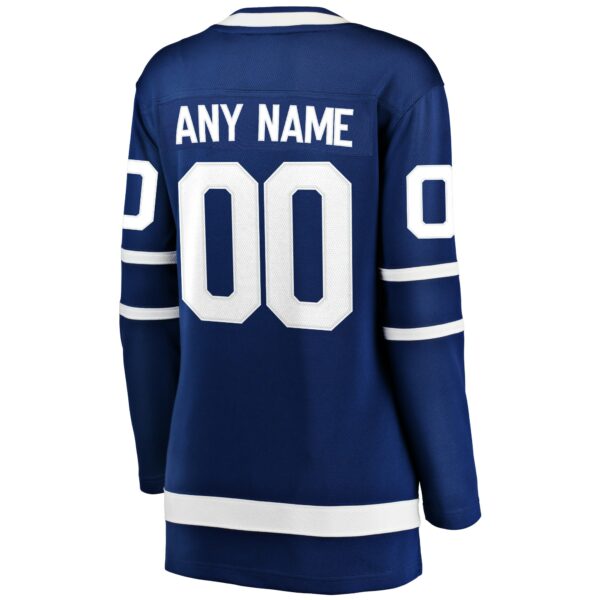 Women’s Tampa Bay Lightning Fanatics Branded Blue Home Breakaway Custom Jersey