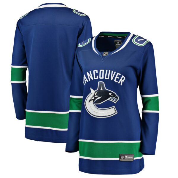 Women’s Vancouver Canucks Fanatics Branded Blue Breakaway Home Jersey