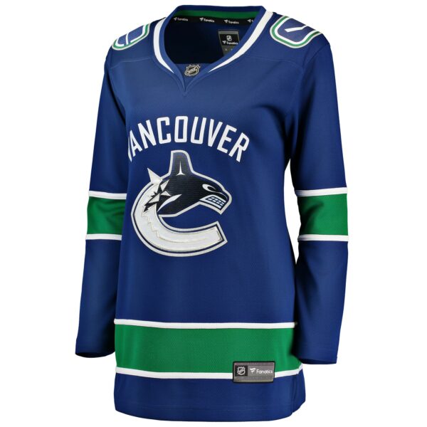 Women’s Vancouver Canucks Fanatics Branded Blue Breakaway Home Jersey