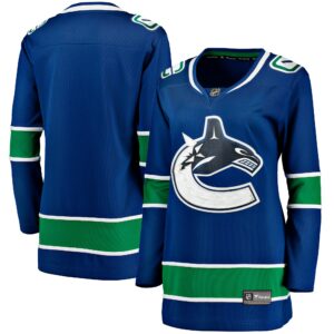 Women's Vancouver Canucks Fanatics Branded Blue Premier Breakaway Jersey