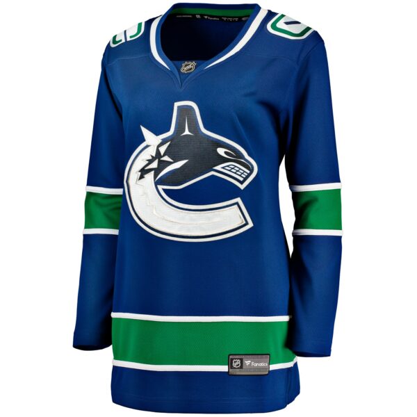 Women’s Vancouver Canucks Fanatics Branded Blue Premier Breakaway Jersey