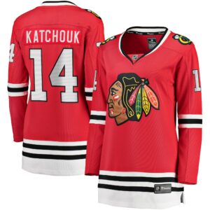 Women's Chicago Blackhawks Boris Katchouk Fanatics Branded Red Home Breakaway Player Jersey