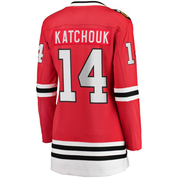 Women’s Chicago Blackhawks Boris Katchouk Fanatics Branded Red Home Breakaway Player Jersey