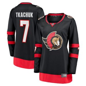 Women's Ottawa Senators Brady Tkachuk Fanatics Branded Black Home Premier Breakaway Player Jersey