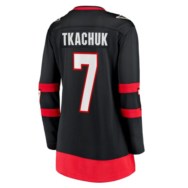 Women’s Ottawa Senators Brady Tkachuk Fanatics Branded Black Home Premier Breakaway Player Jersey