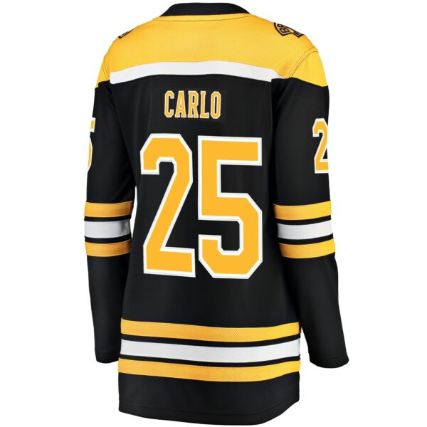 Women’s Boston Bruins Brandon Carlo Fanatics Branded Black Breakaway Player Jersey