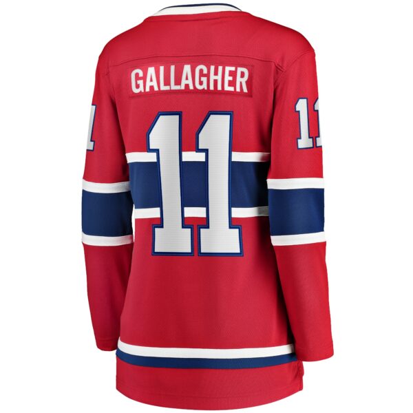 Women’s Montreal Canadiens Brendan Gallagher Fanatics Branded Red Home Breakaway Player Jersey