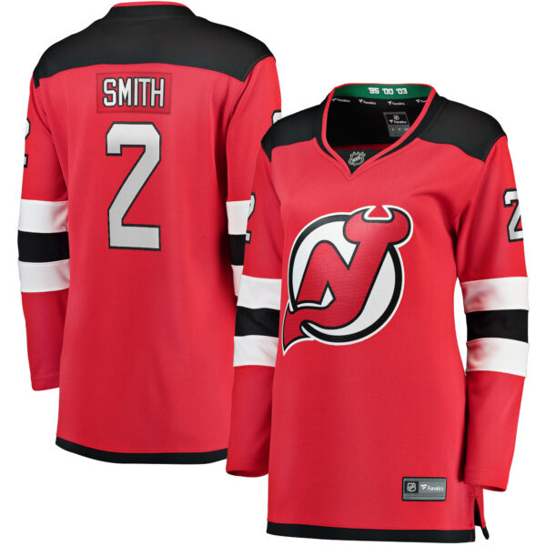 Women’s New Jersey Devils Brendan Smith Fanatics Branded Red Home Breakaway Player Jersey