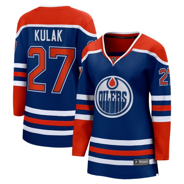 Women’s Edmonton Oilers Brett Kulak Fanatics Branded Royal Home Breakaway Player Jersey