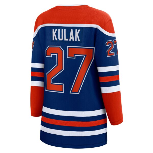 Women’s Edmonton Oilers Brett Kulak Fanatics Branded Royal Home Breakaway Player Jersey