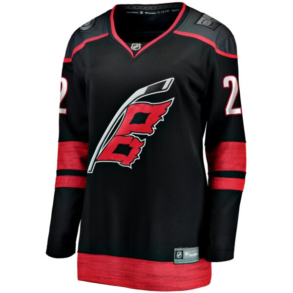 Women’s Carolina Hurricanes Brett Pesce Fanatics Branded Black Home Breakaway Player Jersey