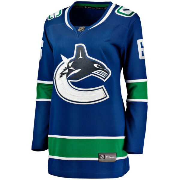 Women’s Vancouver Canucks Brock Boeser Fanatics Branded Blue Home Breakaway Jersey