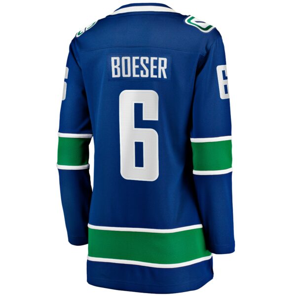 Women’s Vancouver Canucks Brock Boeser Fanatics Branded Blue Home Breakaway Jersey