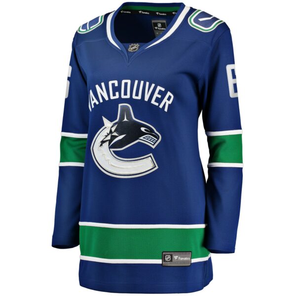 Women’s Vancouver Canucks Brock Boeser Fanatics Branded Blue Home Breakaway Player Jersey