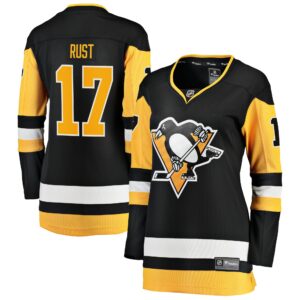 Women's Pittsburgh Penguins Bryan Rust Fanatics Branded Black Premier Breakaway Player Jersey