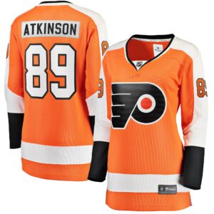 Women's Philadelphia Flyers Cam Atkinson Fanatics Branded Orange Breakaway Player Jersey