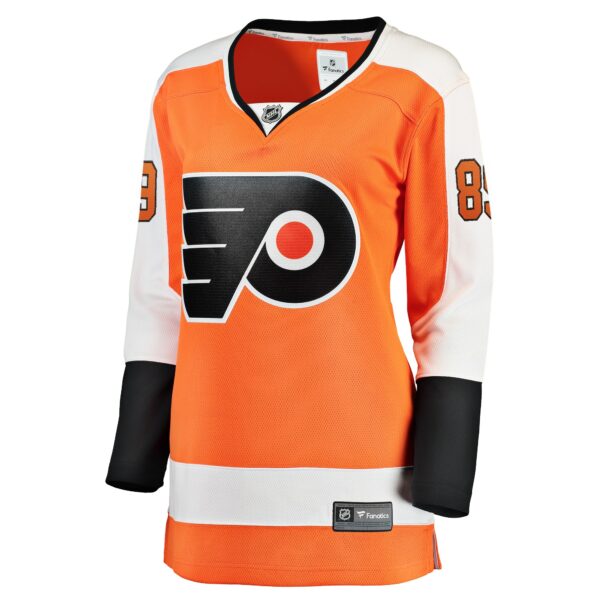 Women’s Philadelphia Flyers Cam Atkinson Fanatics Branded Orange Breakaway Player Jersey