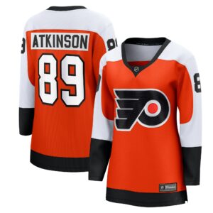 Women's Philadelphia Flyers Cam Atkinson Fanatics Branded Orange Home Breakaway Player Jersey