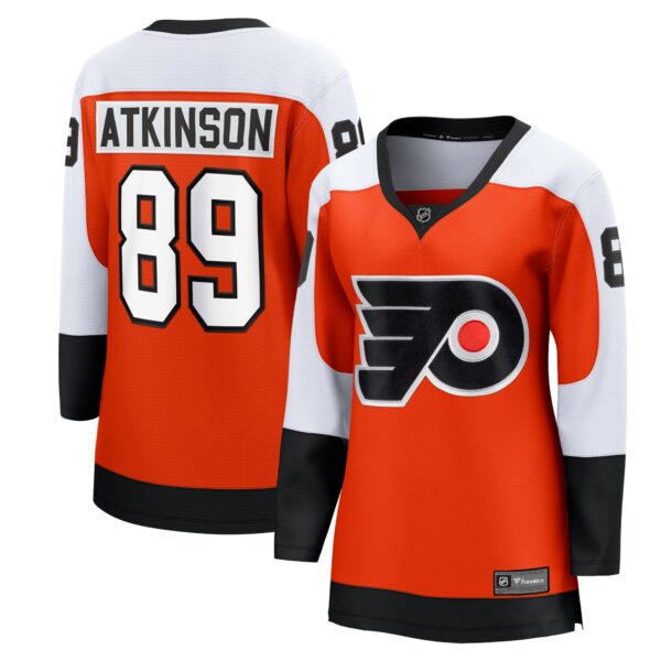 Women’s Philadelphia Flyers Cam Atkinson Fanatics Branded Orange Home Breakaway Player Jersey